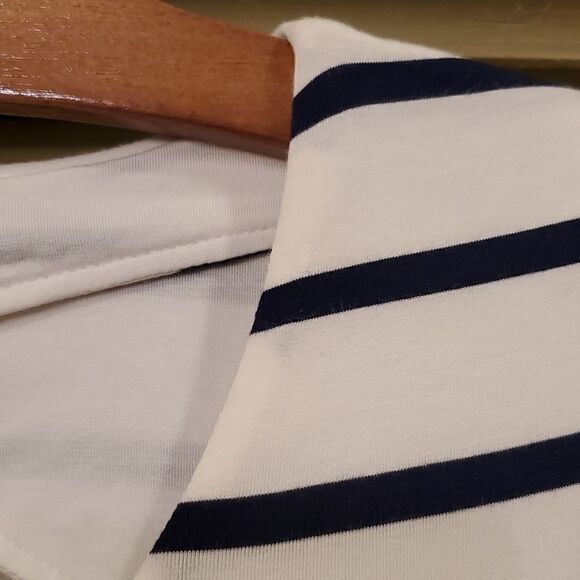 Lovers + Friends sweet surrender bodycon white and navy blue dress - Picture 13 of 15